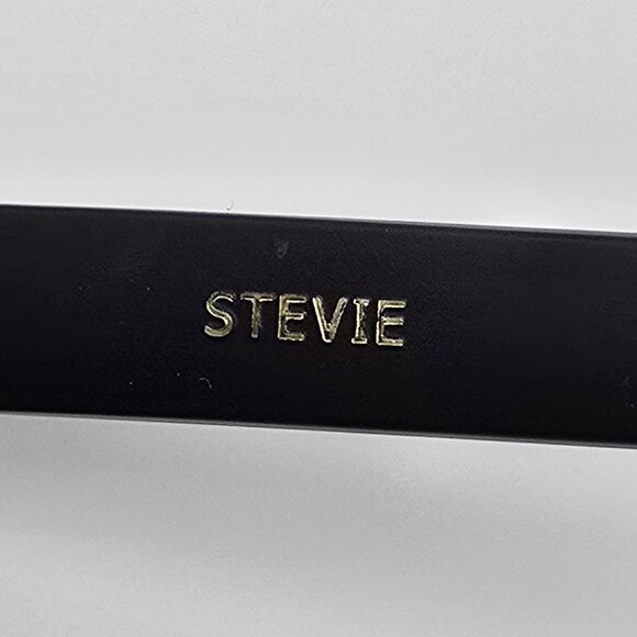 I-SEA Stevie Matte Black Gold Frame Polarized Black Lens Cat Eye Sunglasses 53mm - Picture 11 of 16